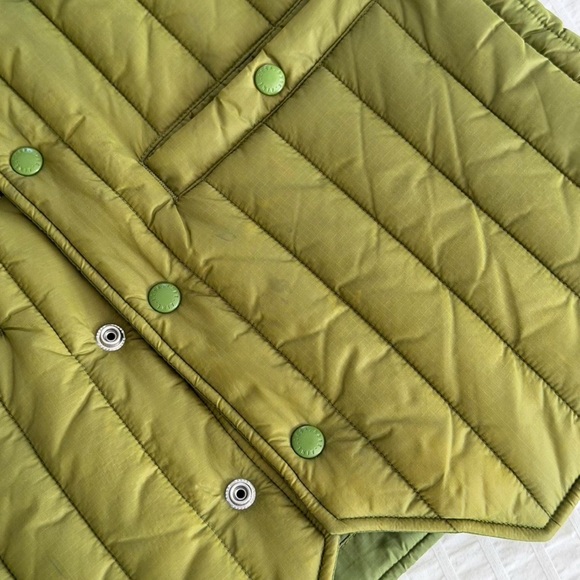 Aime Leon Dore Green Puffer Vest Twill - Picture 5 of 6